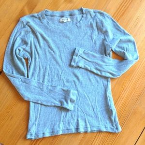 Madewell long sleeve tee Gray